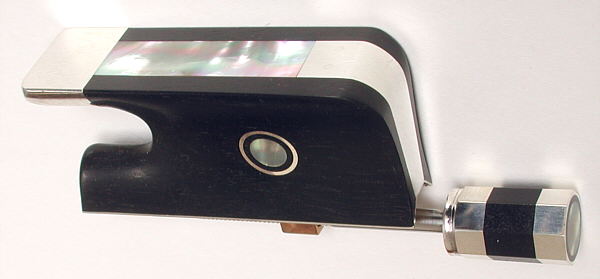 Ebony viola bow frog